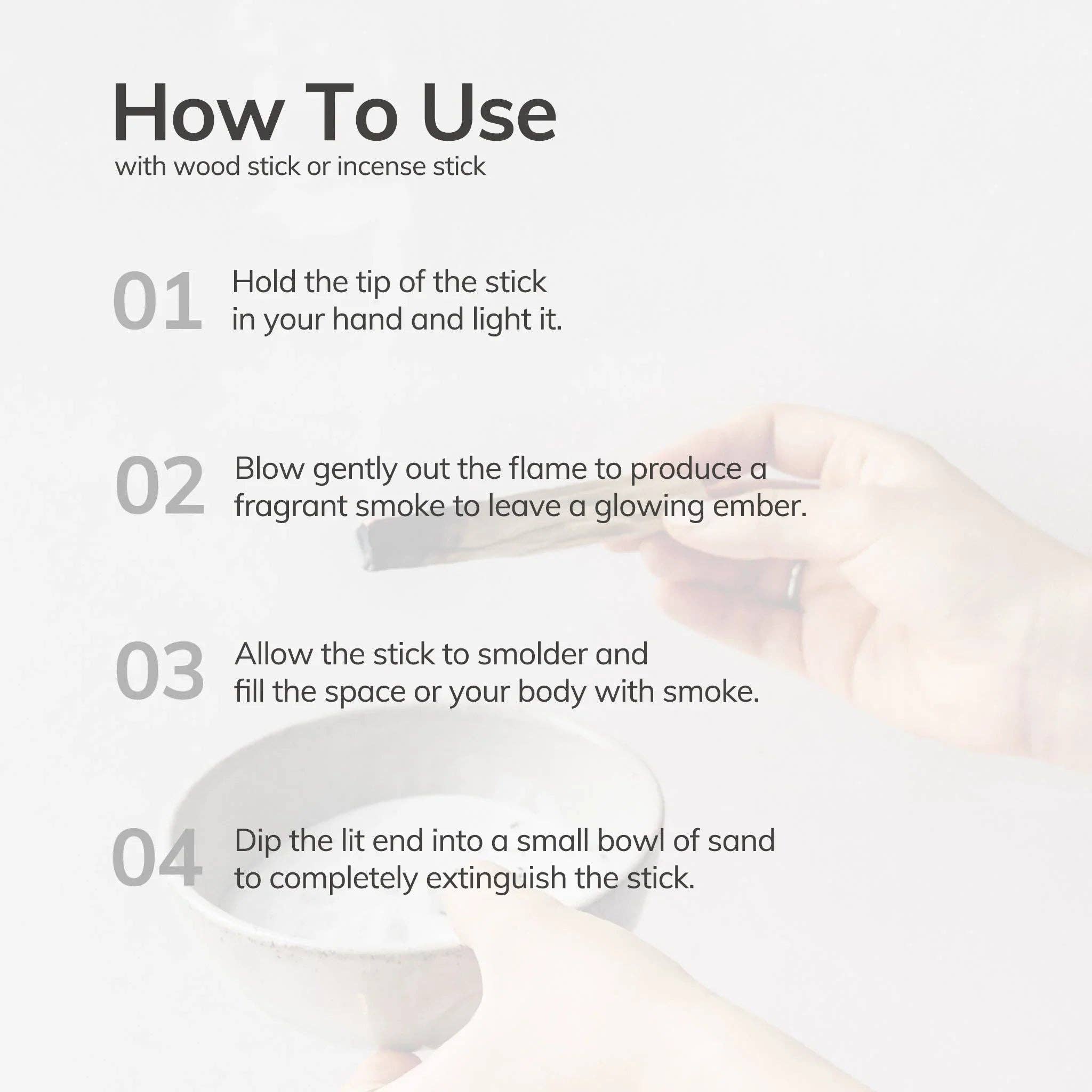 Organic White Sage Smudge Stick | Medium