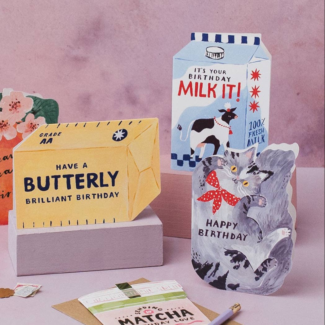 Milk It Birthday Card | Funny Pun Birthday Cards
