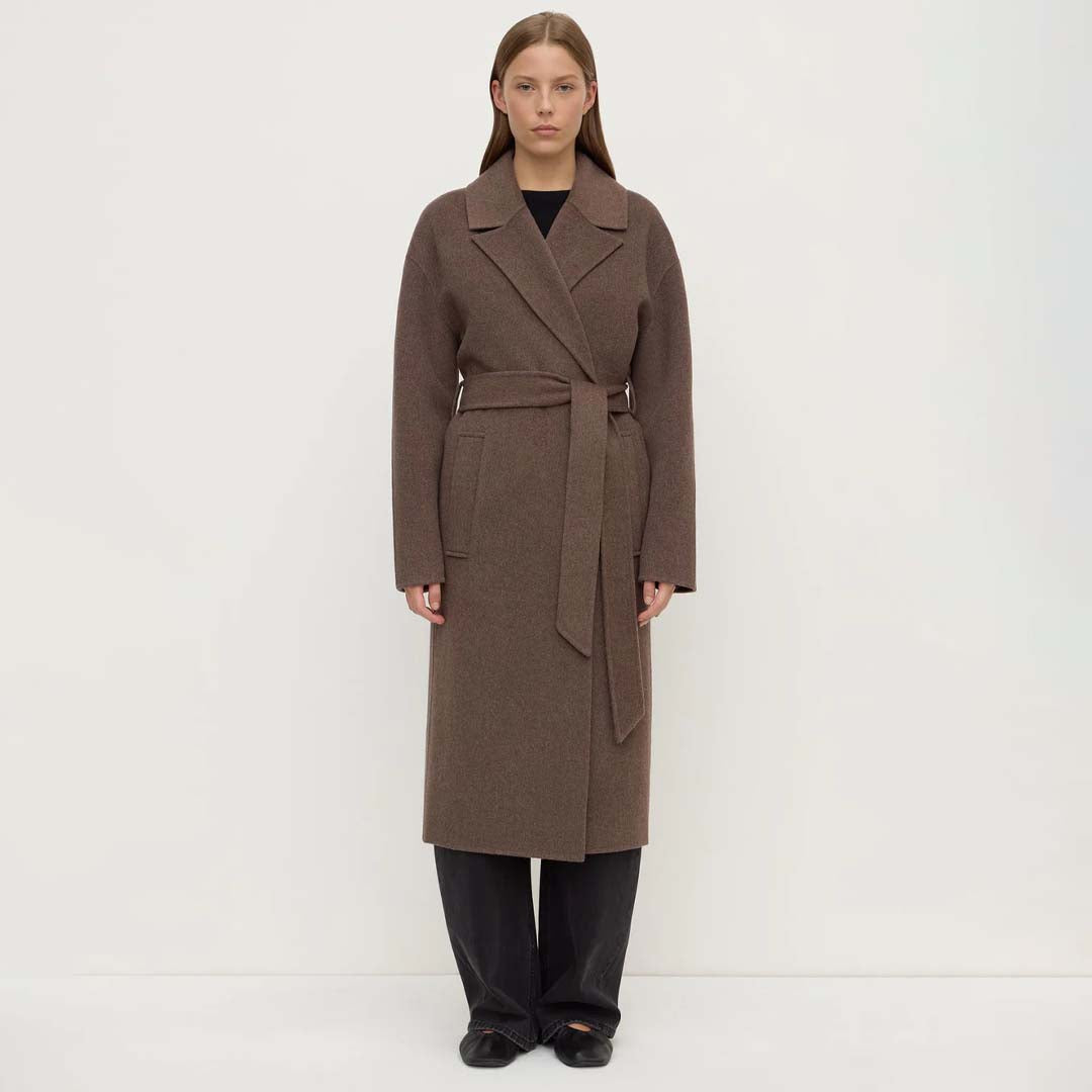Ivy Wool Coat | Cocoa Marle