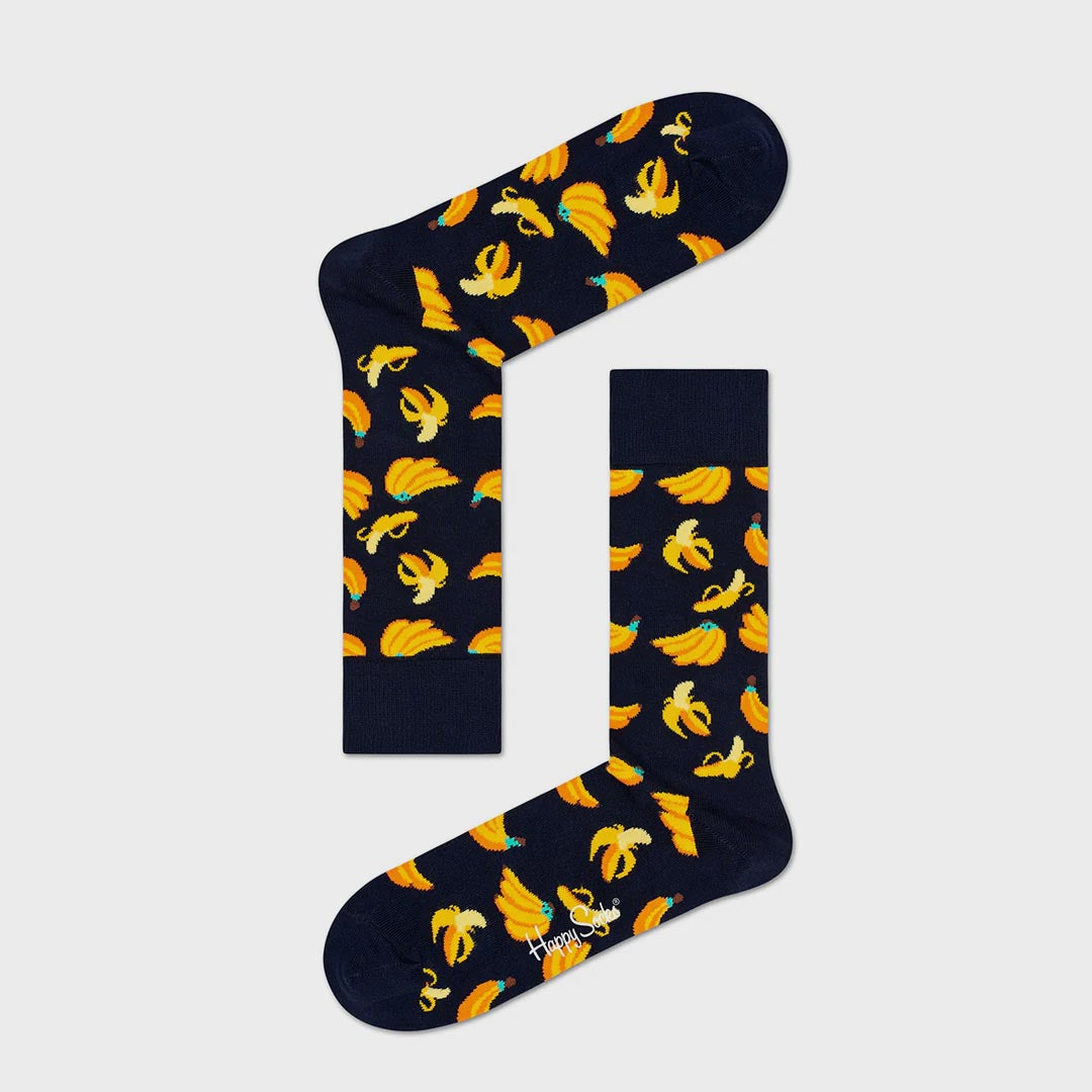 Banana Sock (6500) | Black Yellow