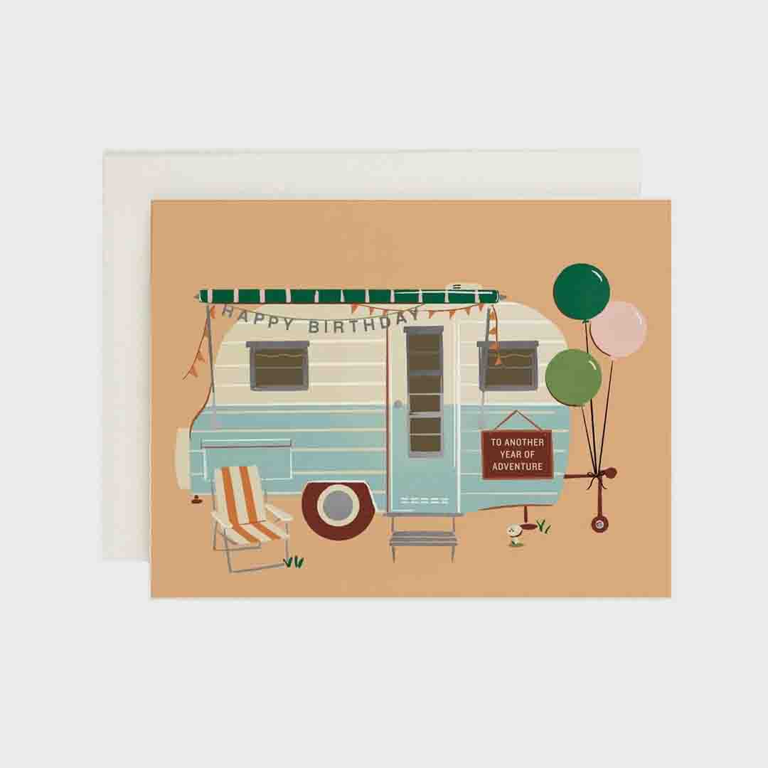 Birthday Card | Happy Camper