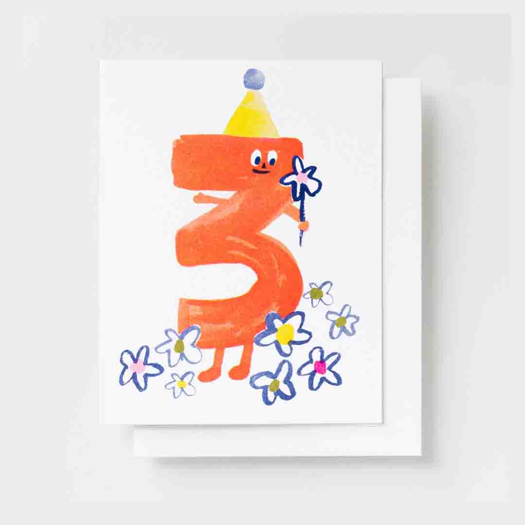 Birthday Card | Risograph 3