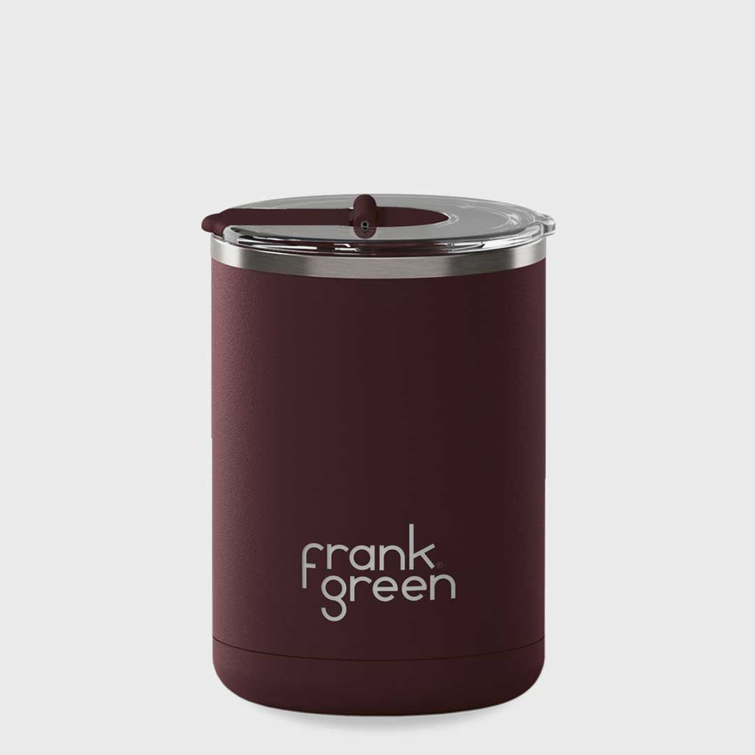Ceramic Coffee Cup Hinged Lid | Chocolate