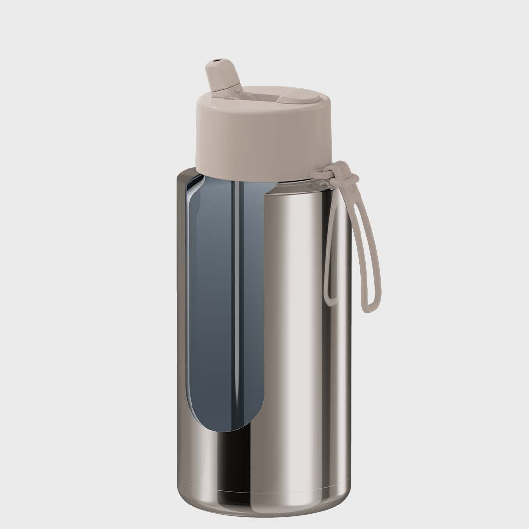Ceramic Reusable Bottle (1 Litre) | Chrome Moon Dust