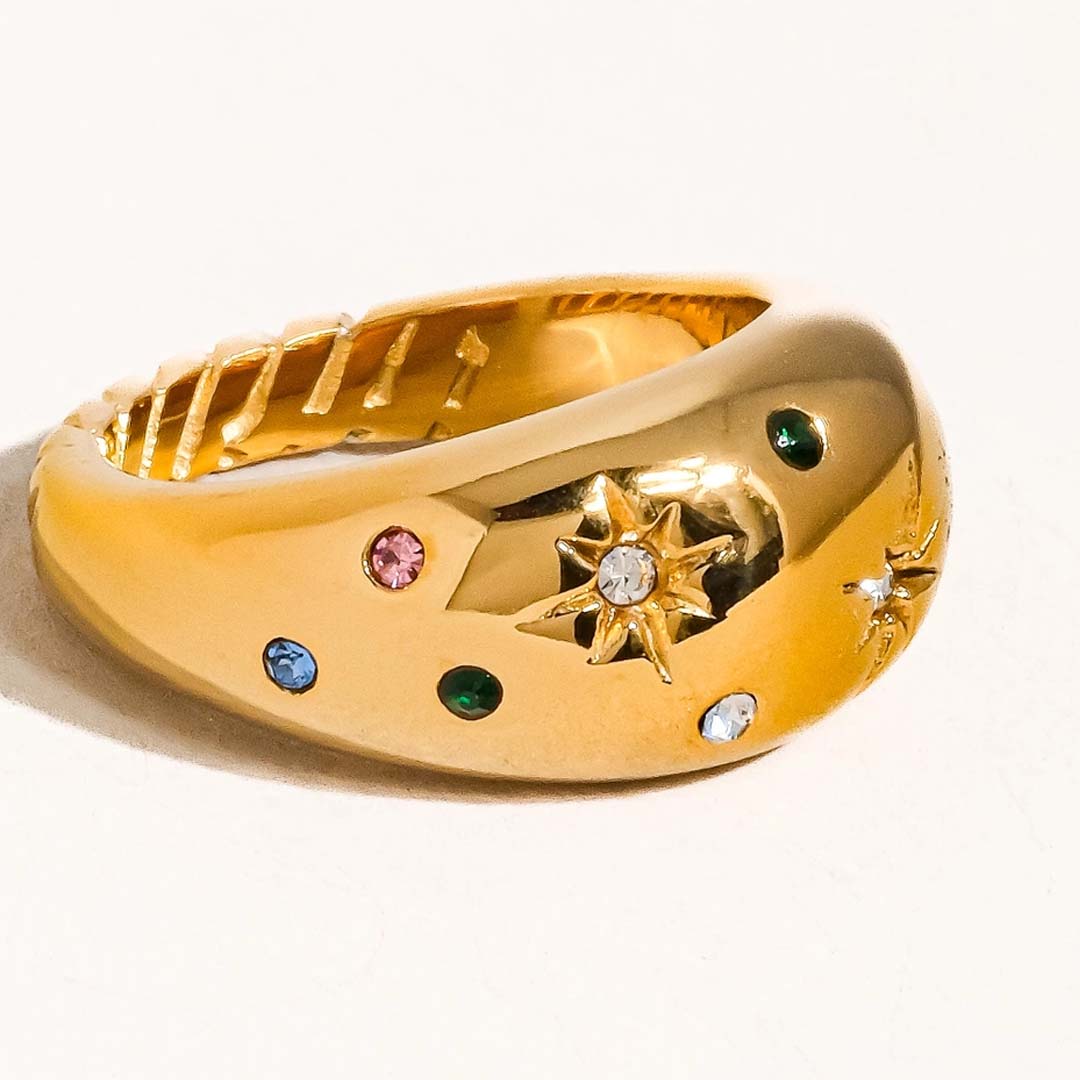 Angela Dome Ring | Gold