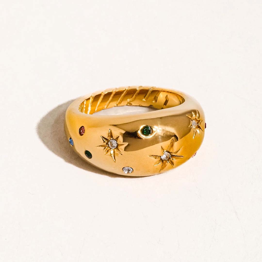 Angela Dome Ring | Gold