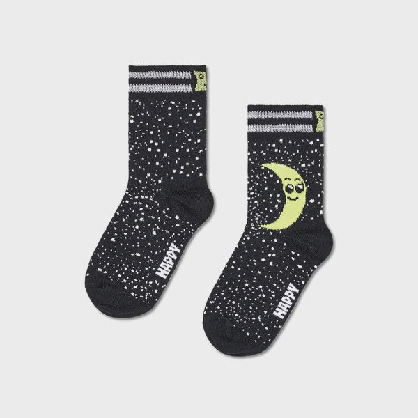 Kids Half Moon Sock (9000) | Black