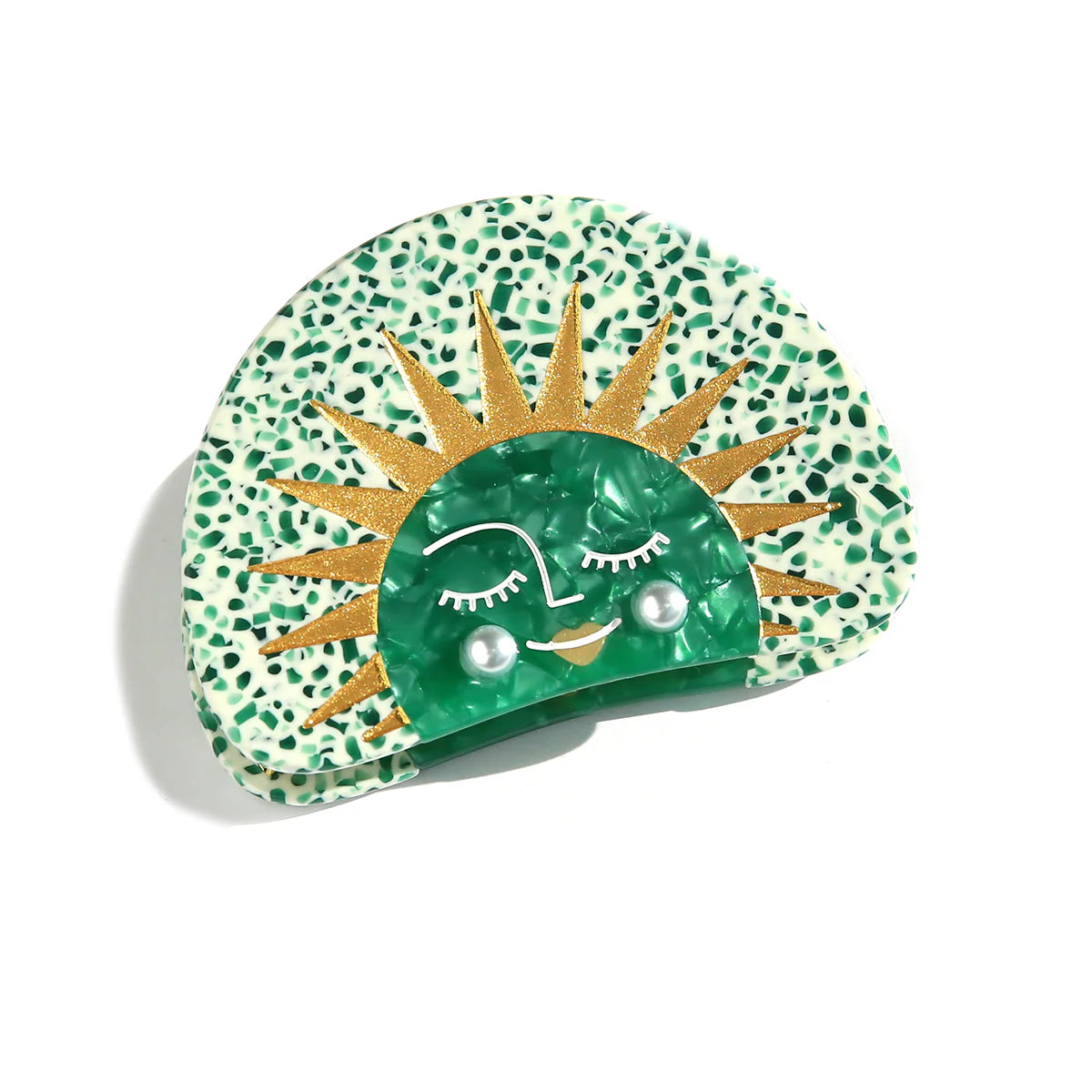 Sun Hair Clip | Green