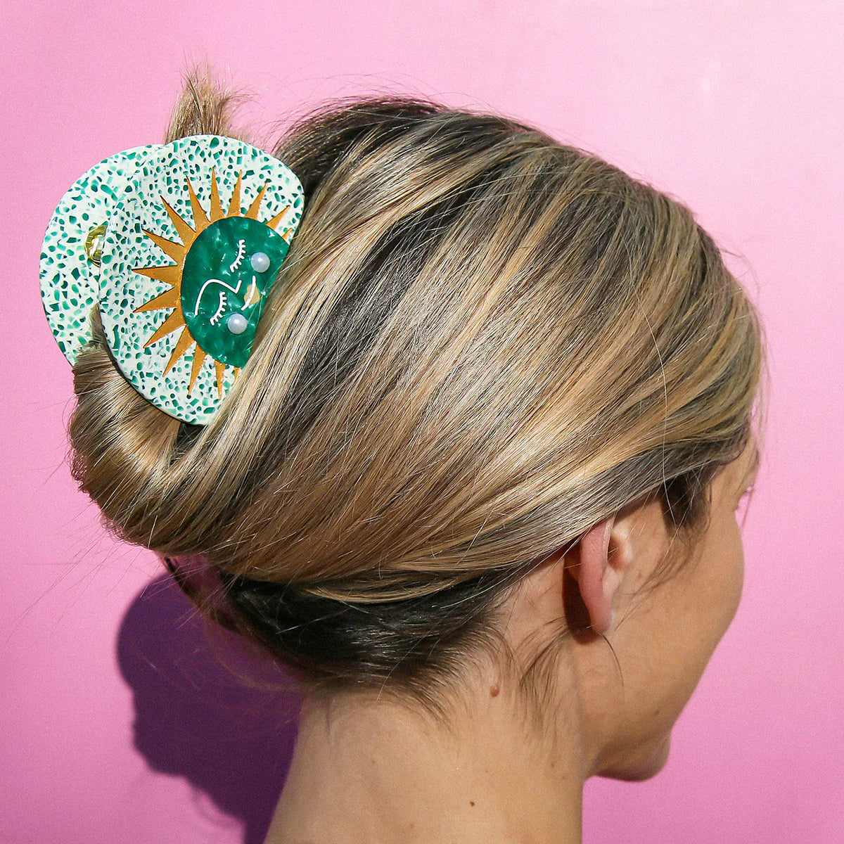 Sun Hair Clip | Green
