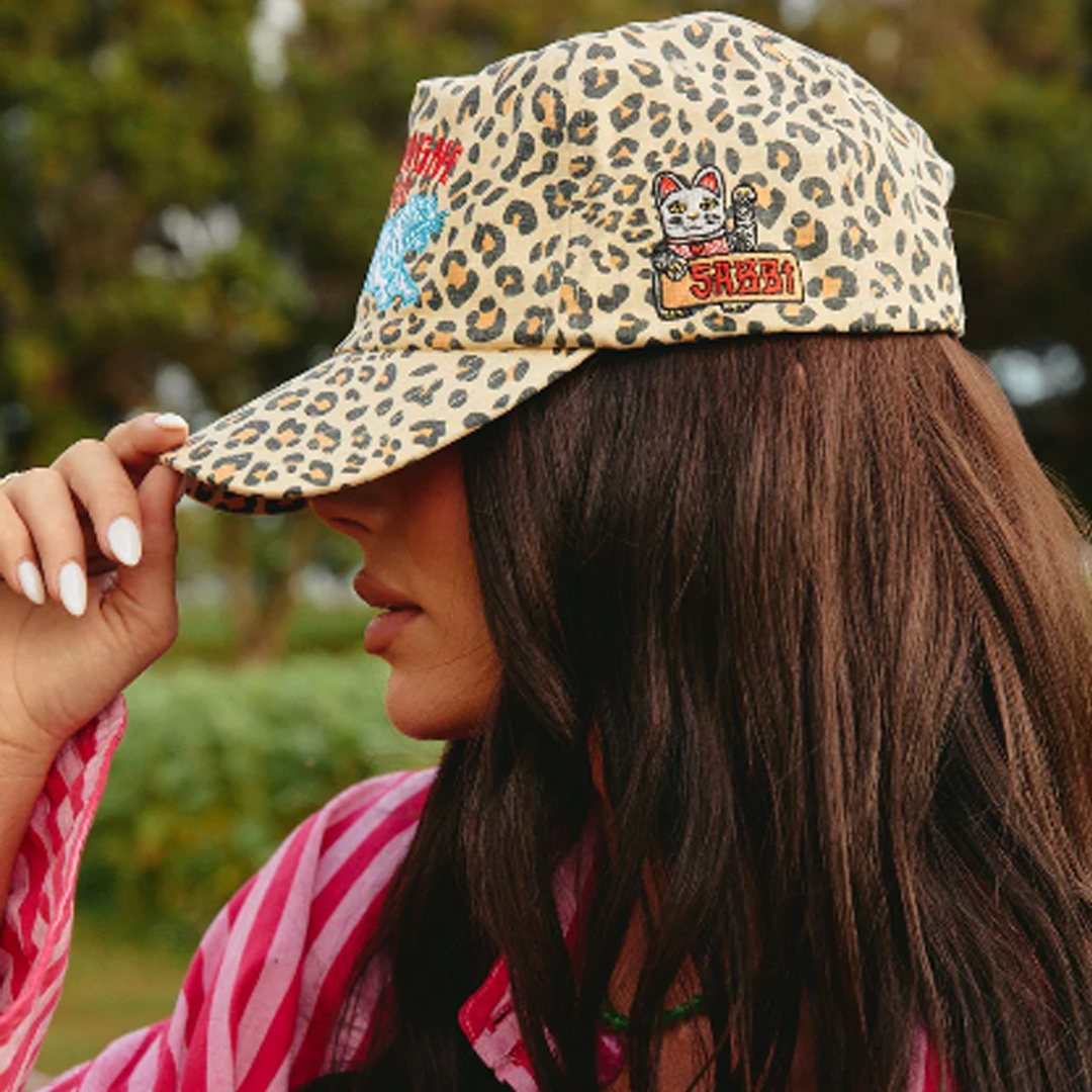 Leopard Champagne Tattoo Cap