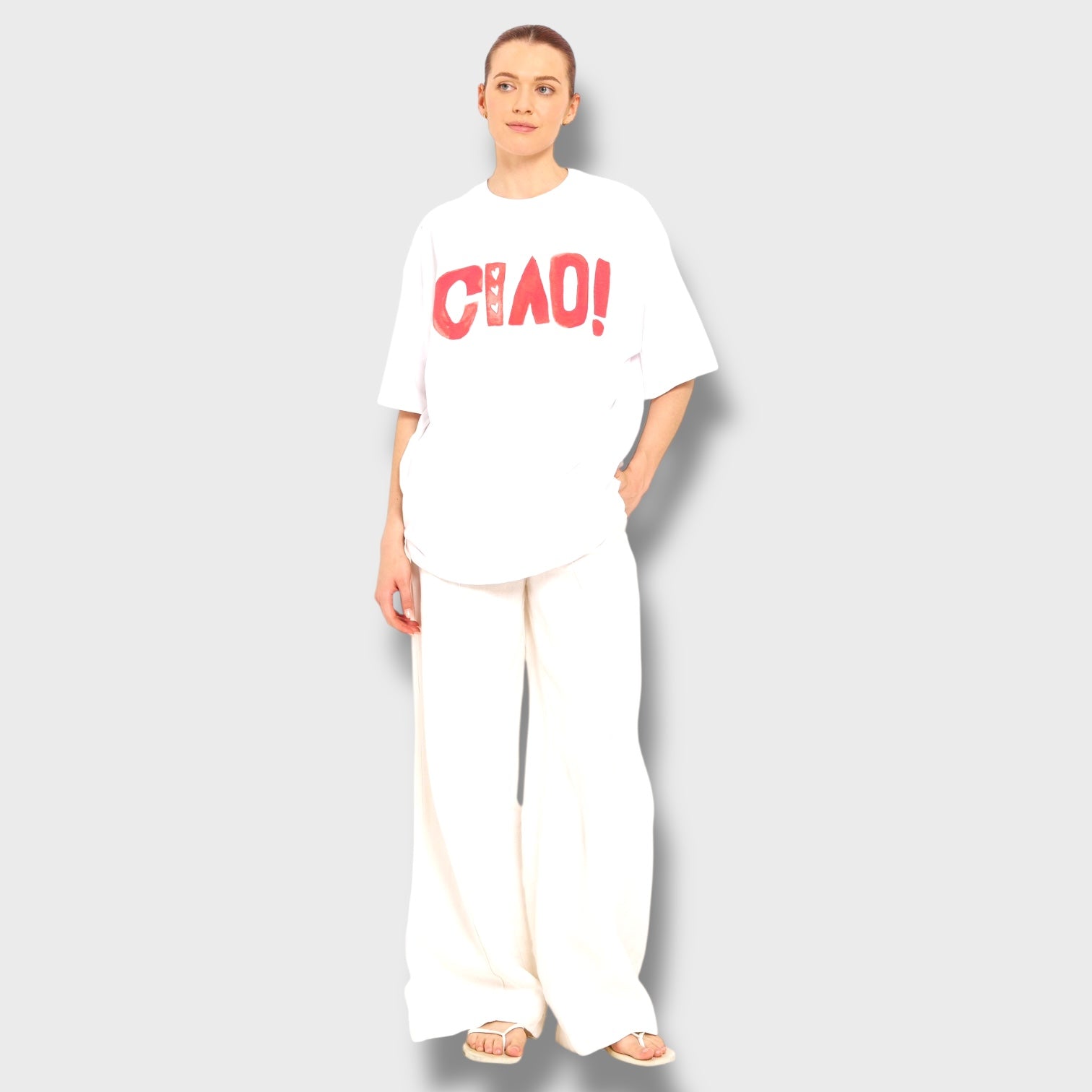 Ciao Tee Oversize | White