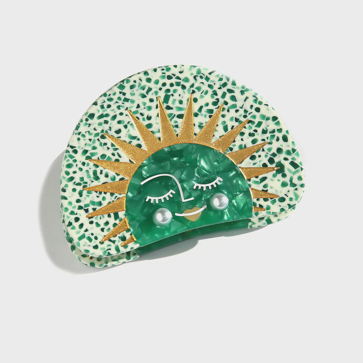 Sun Hair Clip | Green