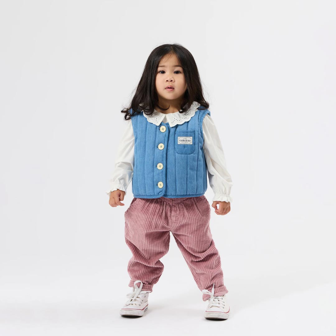 Laura Puff Sleeve Collar Top