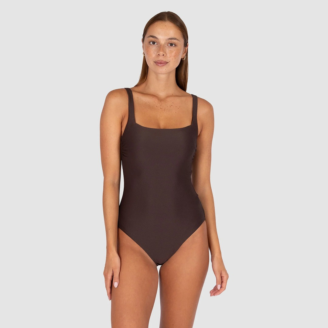 Rococco Square One Piece | Cocoa