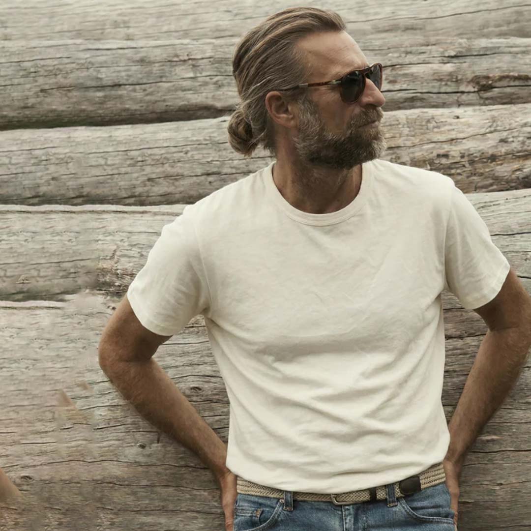 Cashmere Reginald Tee | Natural