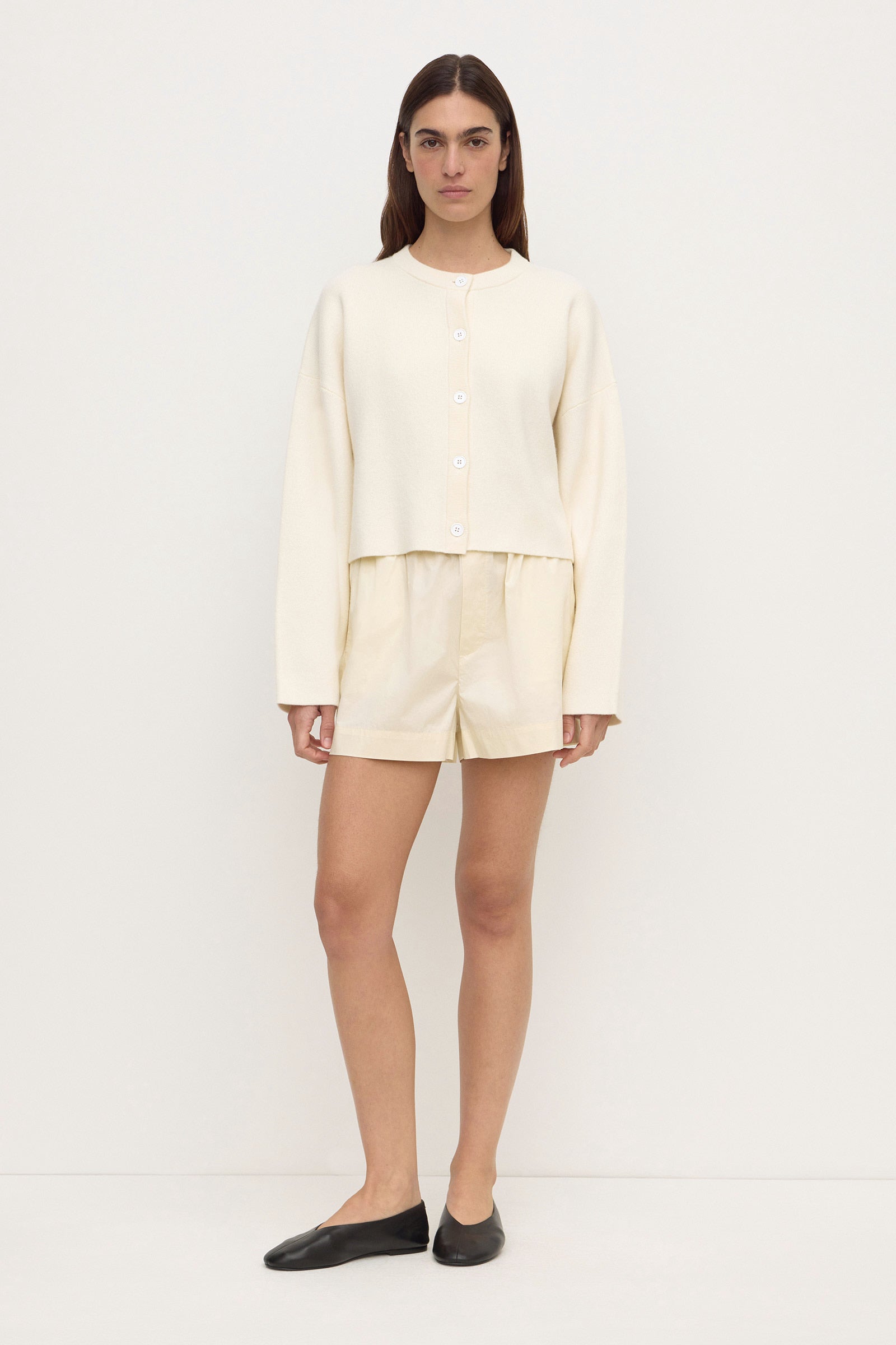 Assembly Label Micha Poplin Short in Vanilla