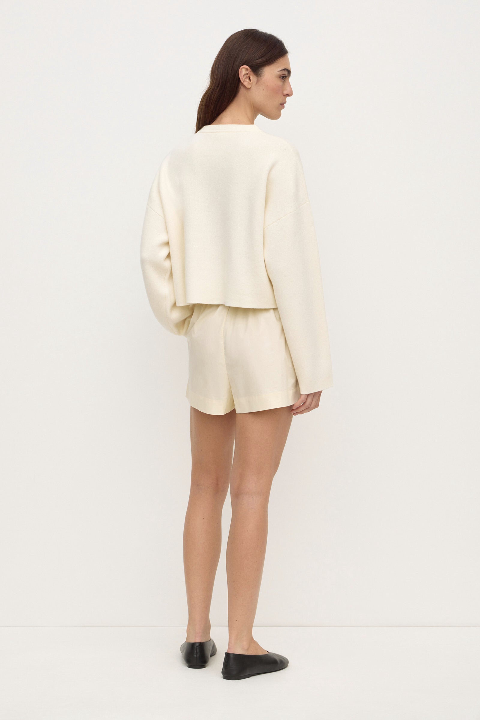 Assembly Label Micha Poplin Short in Vanilla