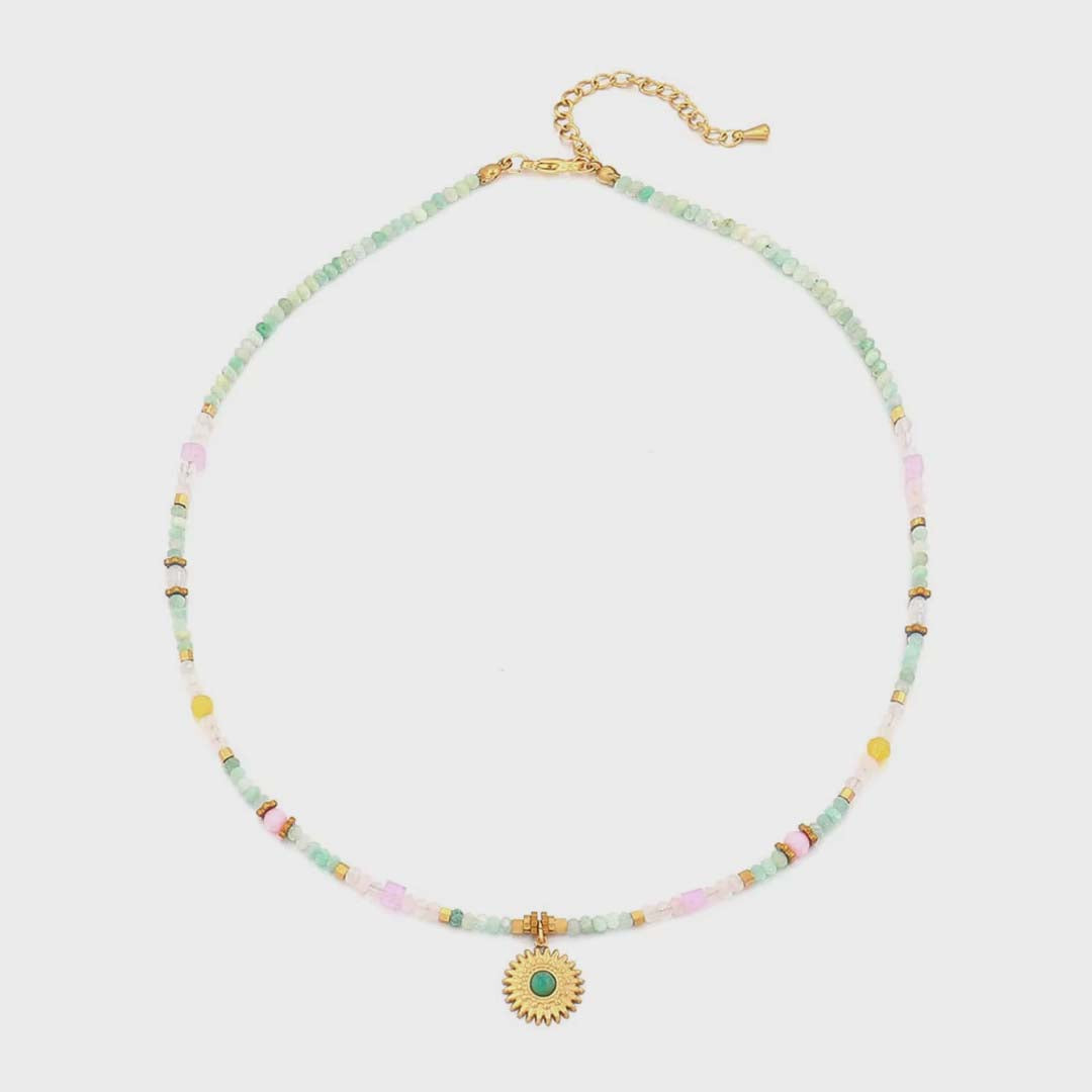 Meadow Sun Necklace | Soft Bloom