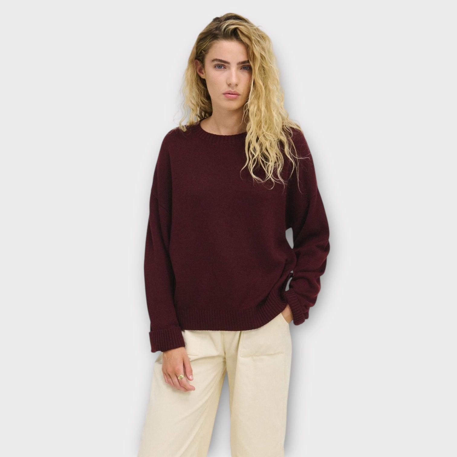 VICTORIA JUMPER | PLUM