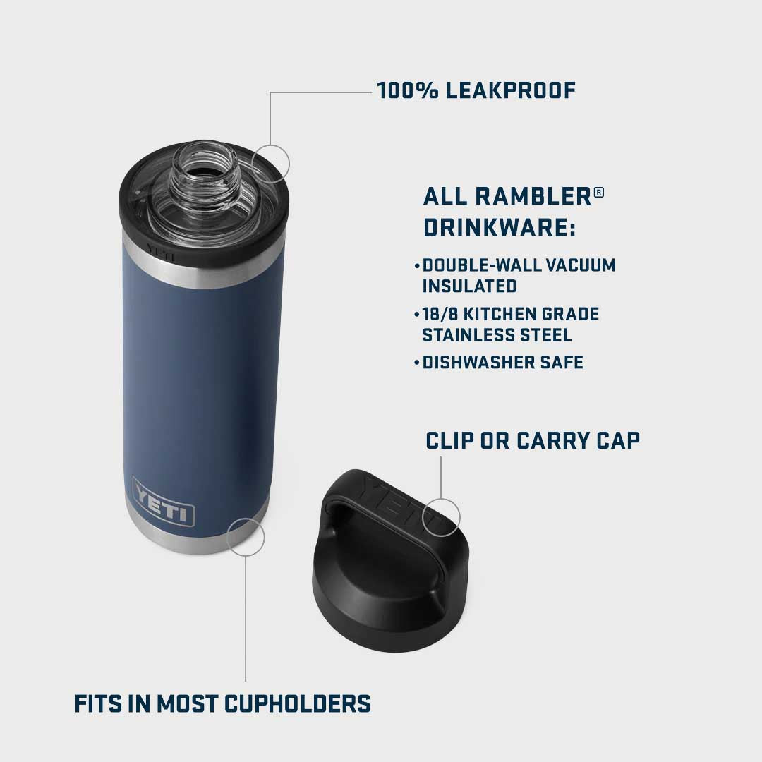 Rambler 18oz (532 Ml) Bottle Chug Cap | Rescue Red