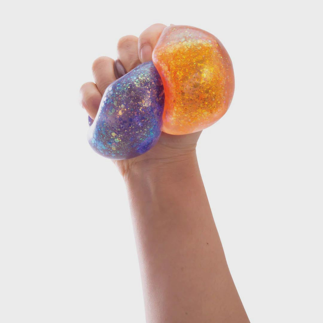 Sparkly Squish Cube | Cosmic Grape