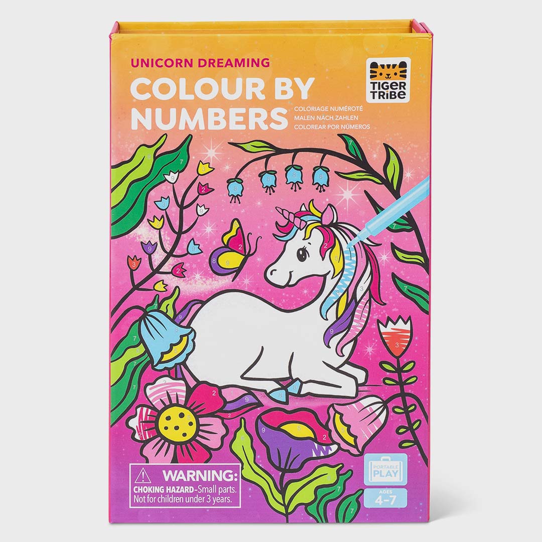 Colour by Numbers | Unicorn Dreaming