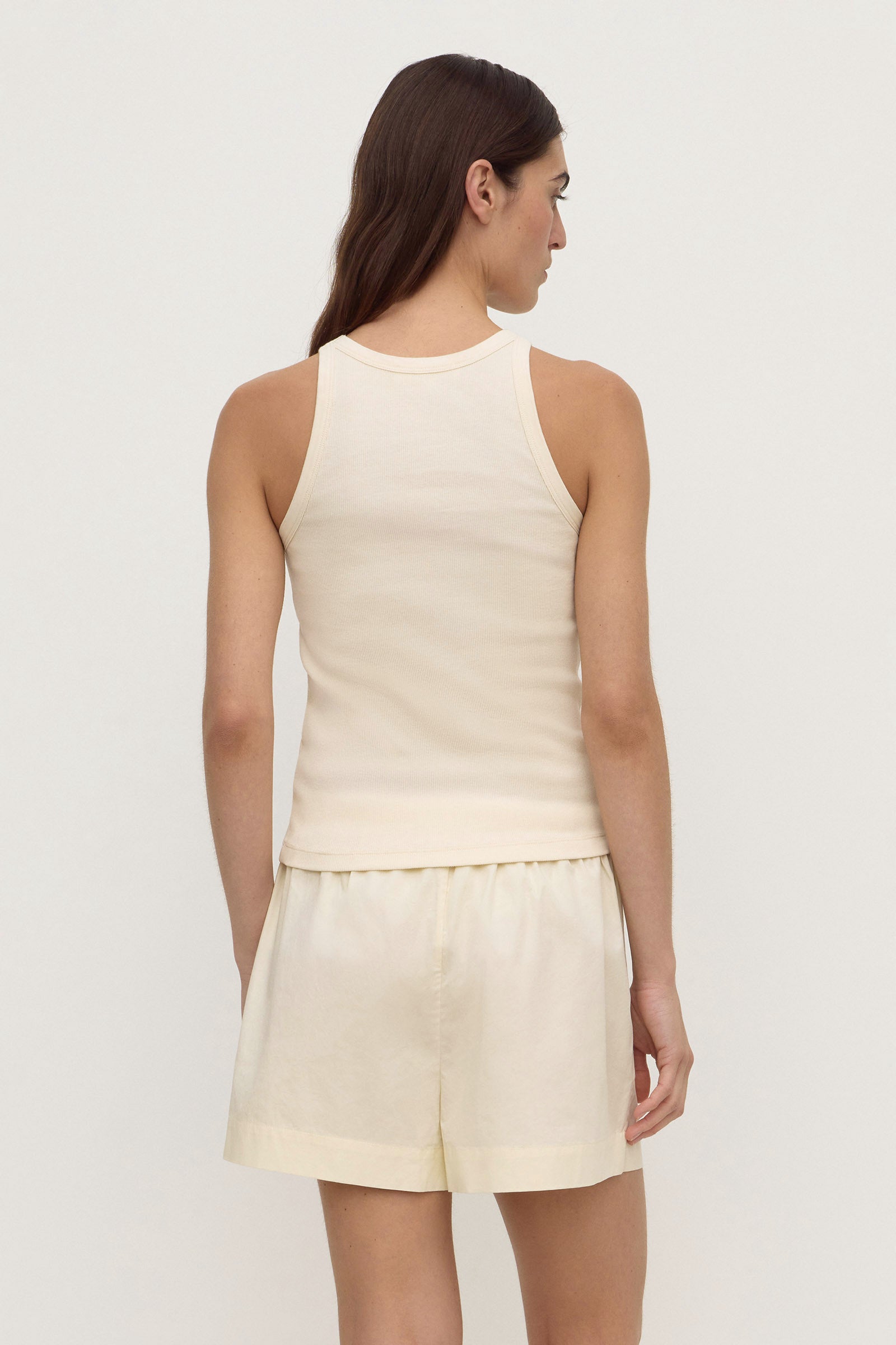 Assembly Label Tabitha Rib Tank in Vanilla