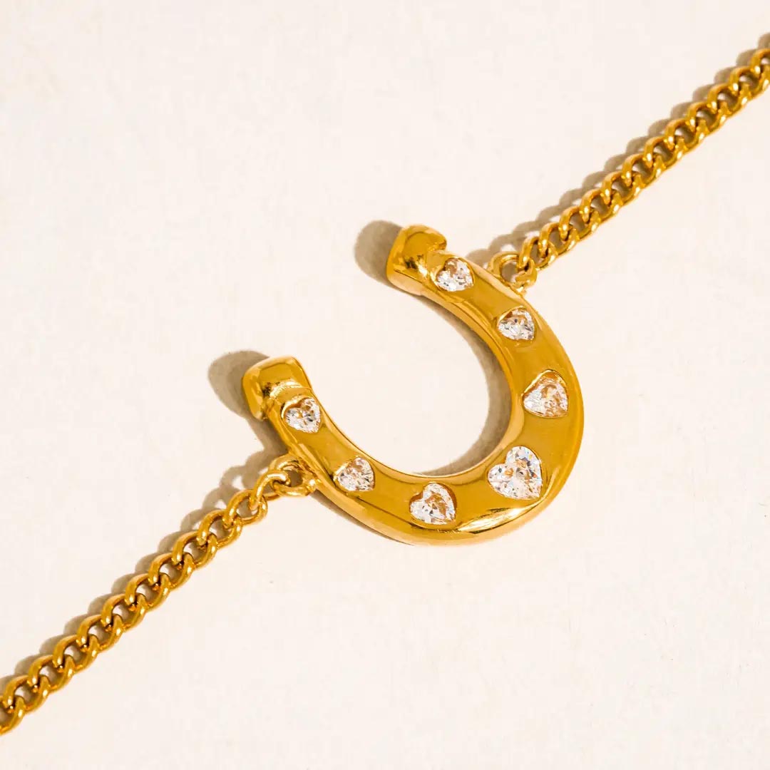 Tundra Horseshoe Chain Bracelet | 18K Gold