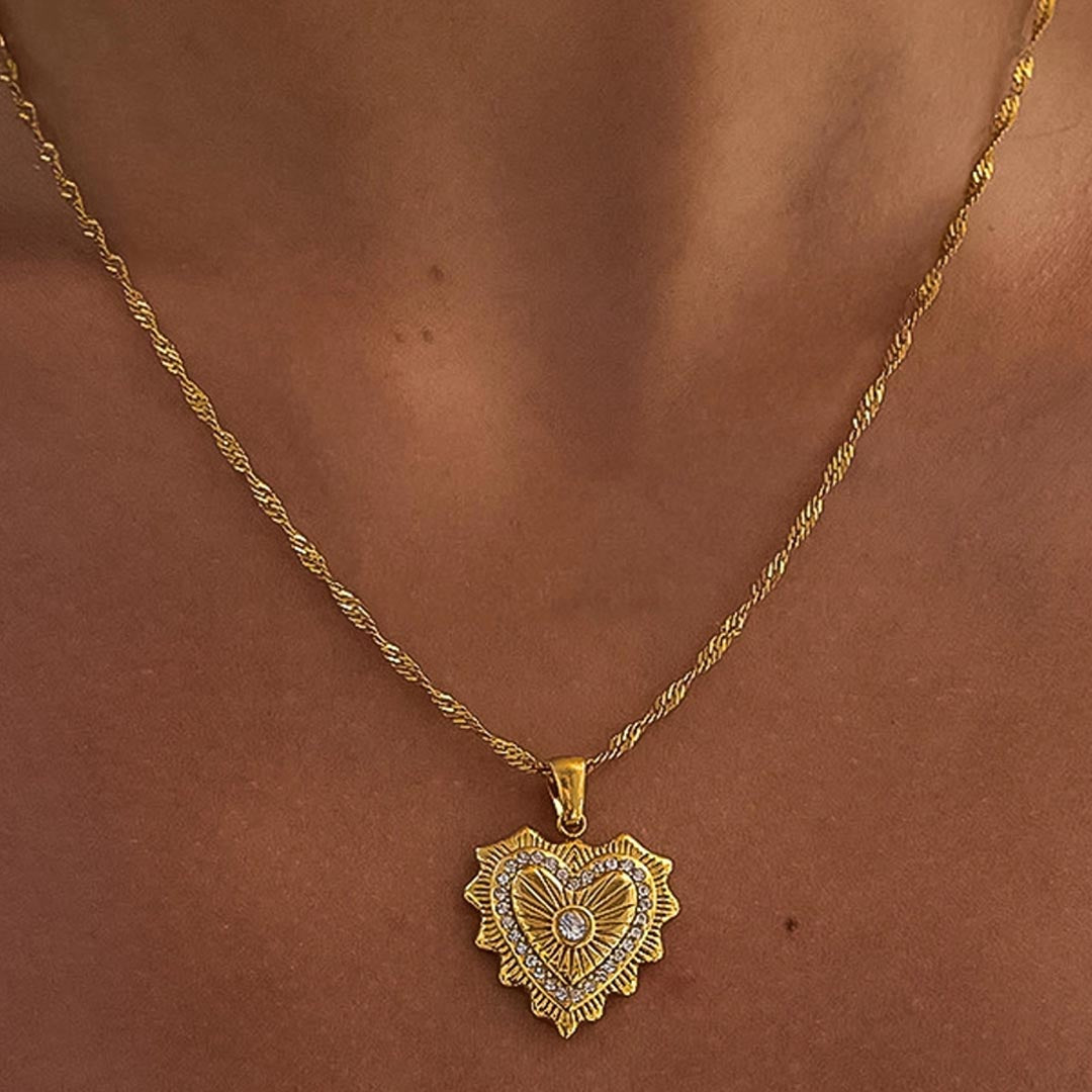 Valea Pendant Necklace | 18K Gold