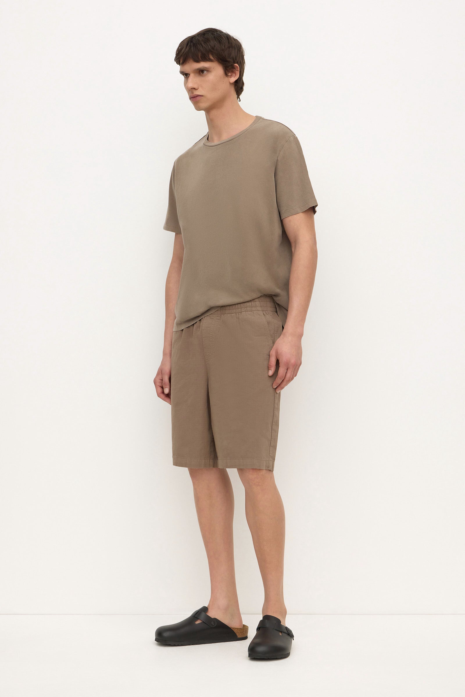 Assembly Label Wallace Ripstop Short in Dark Sand
