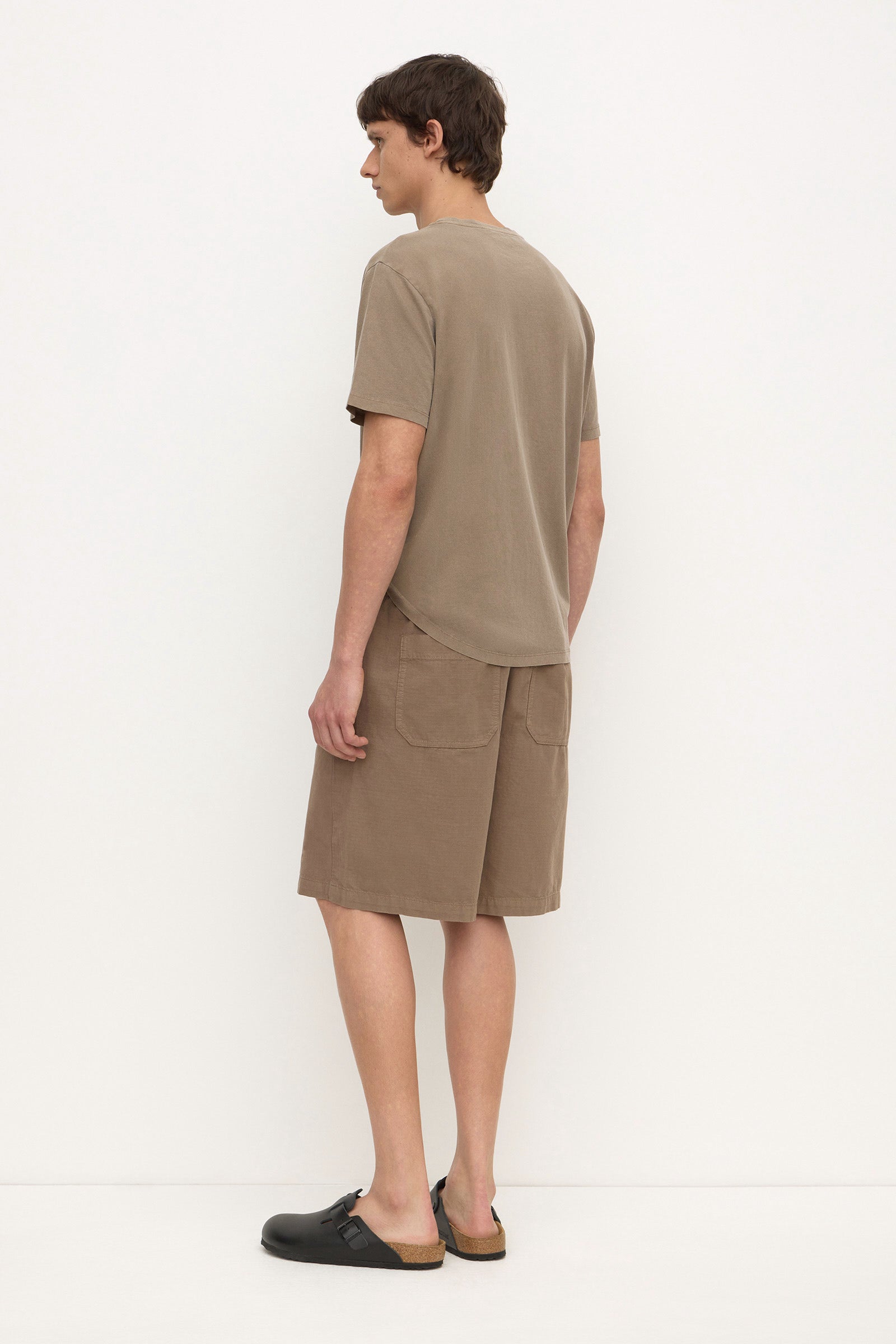 Assembly Label Wallace Ripstop Short in Dark Sand