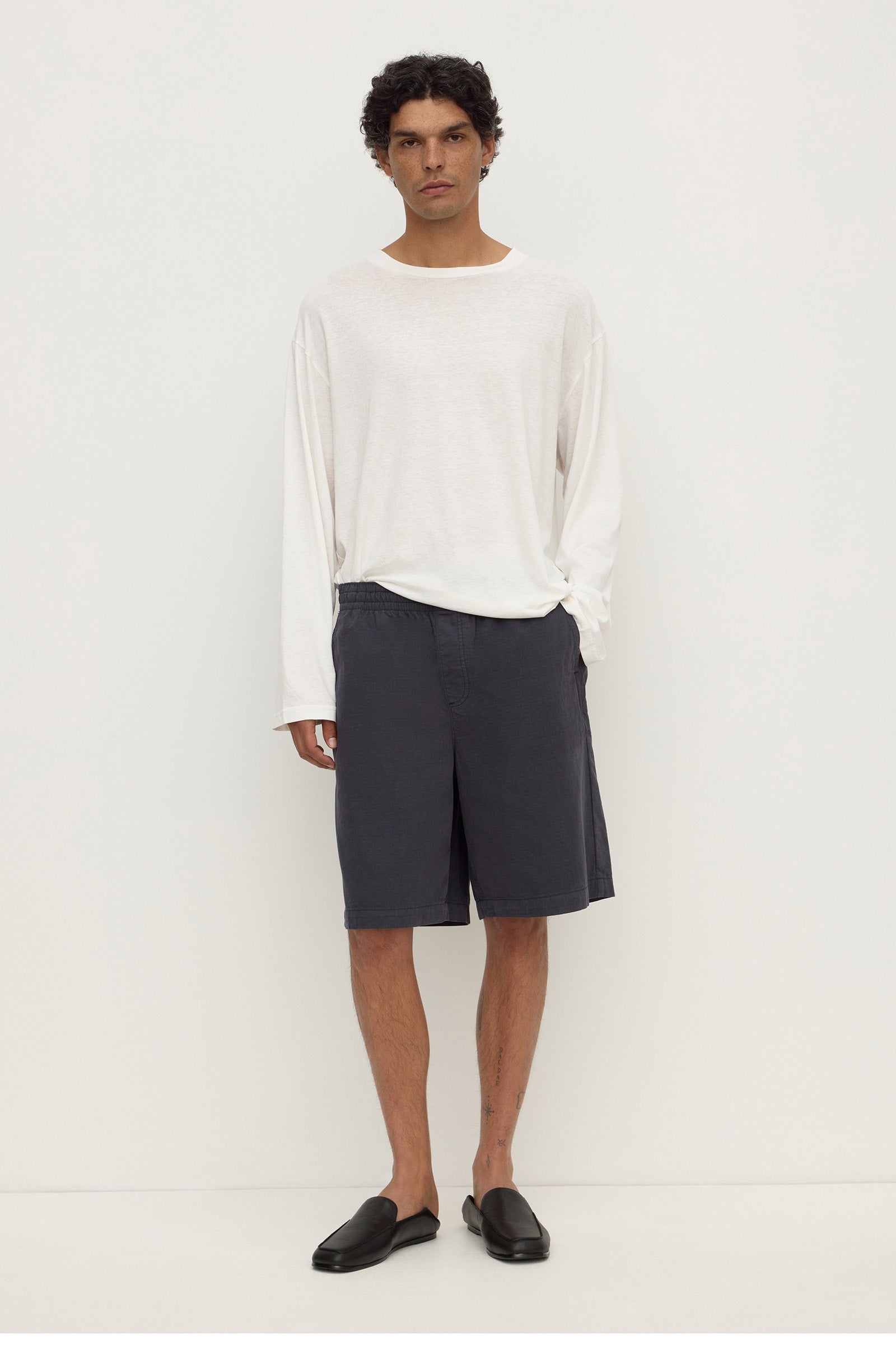 Assembly Label Wallace Ripstop Short in Washed Navy