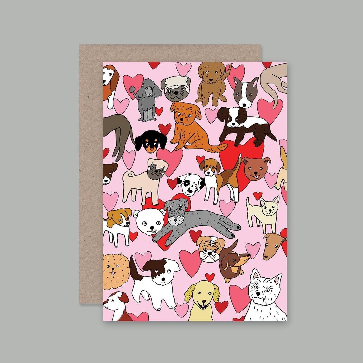 Greeting Card | I Love Dogs