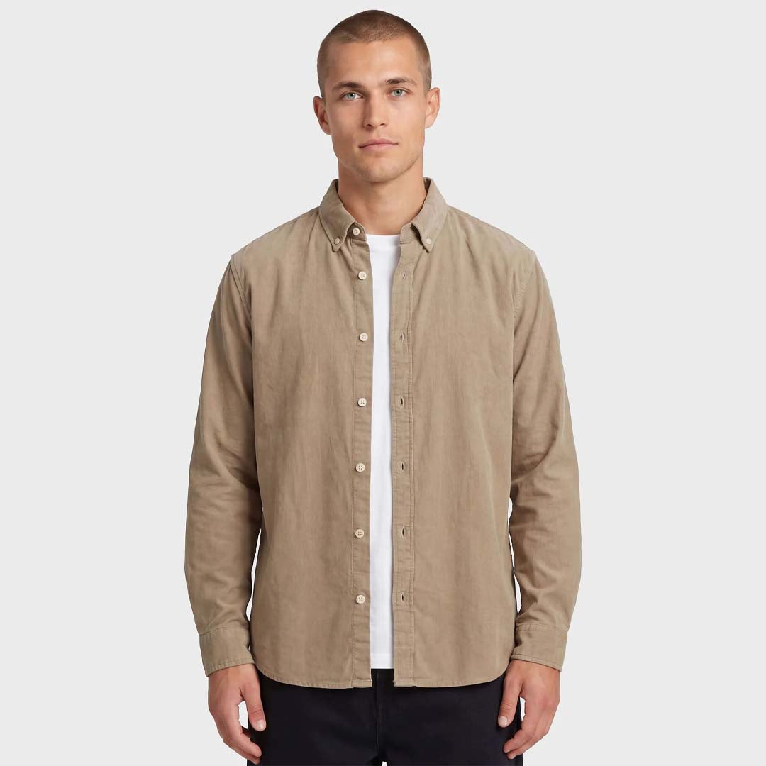 Micro Cord Shirt | Sage Green