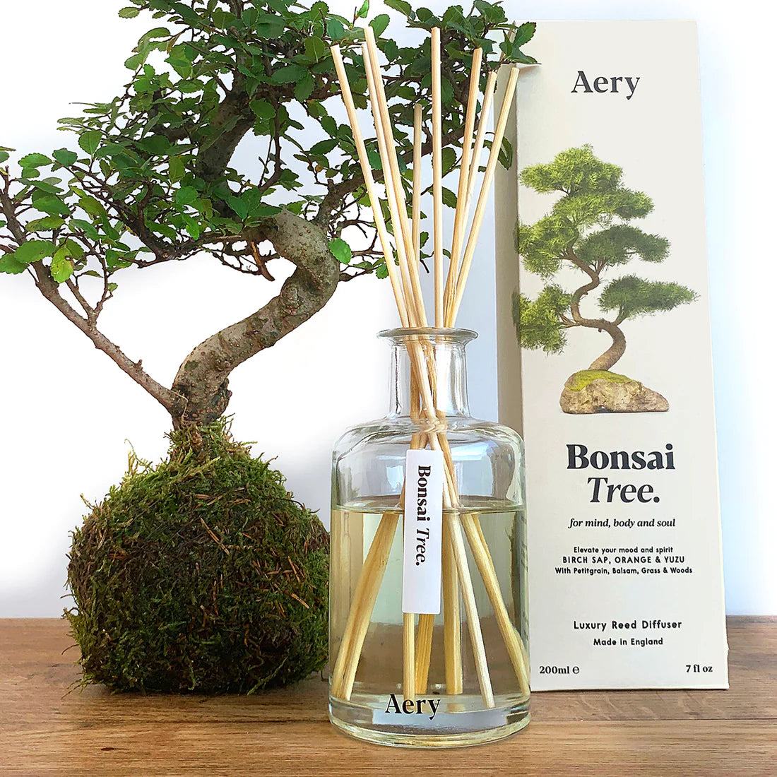 BOTANICAL 200ml REED DIFFUSER - BONSAI TREE