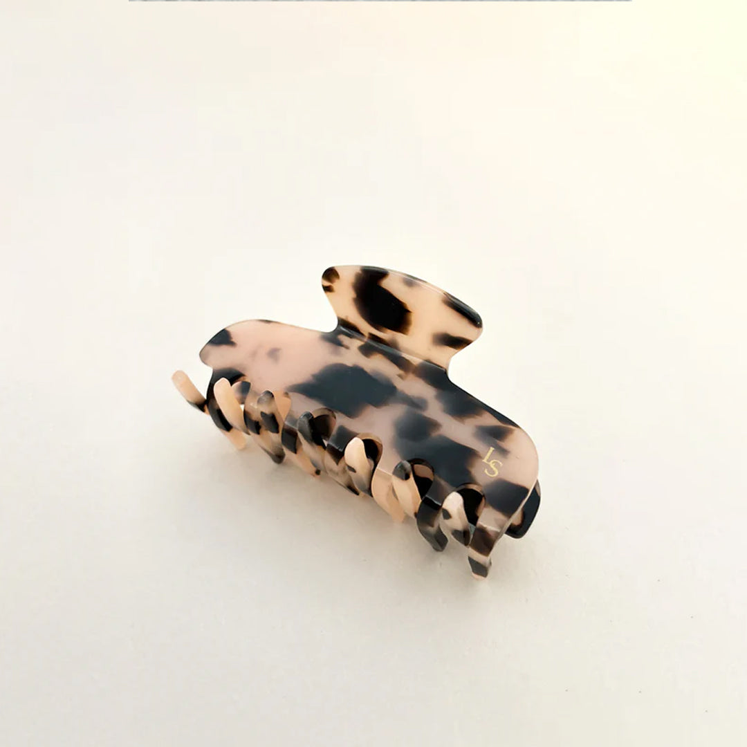 L&S Logo Petit Hair Claw Clips | Tort