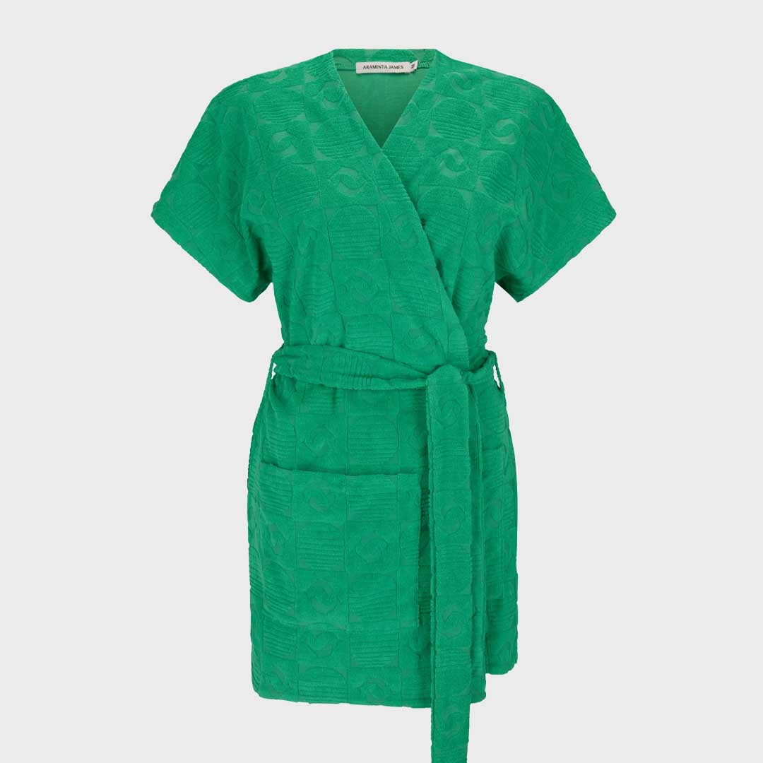 Cruise Terry Kimono | Tropical Green