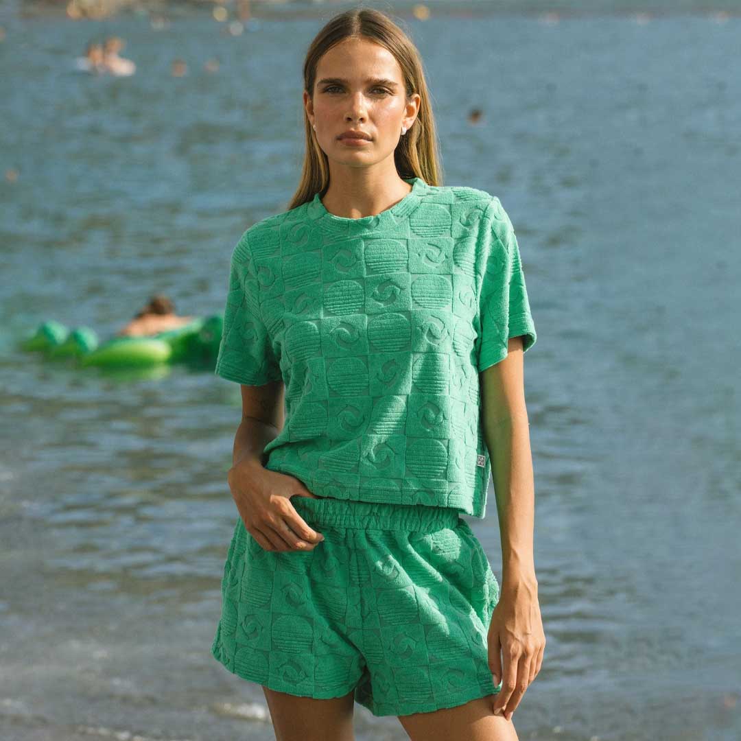 Cruise Terry Short | Tropical Green