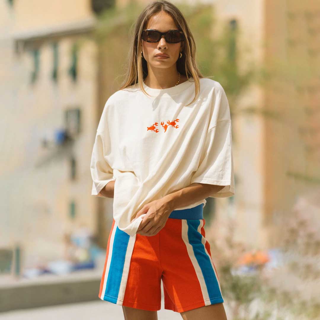 Lobster Oversized Tee | Natural