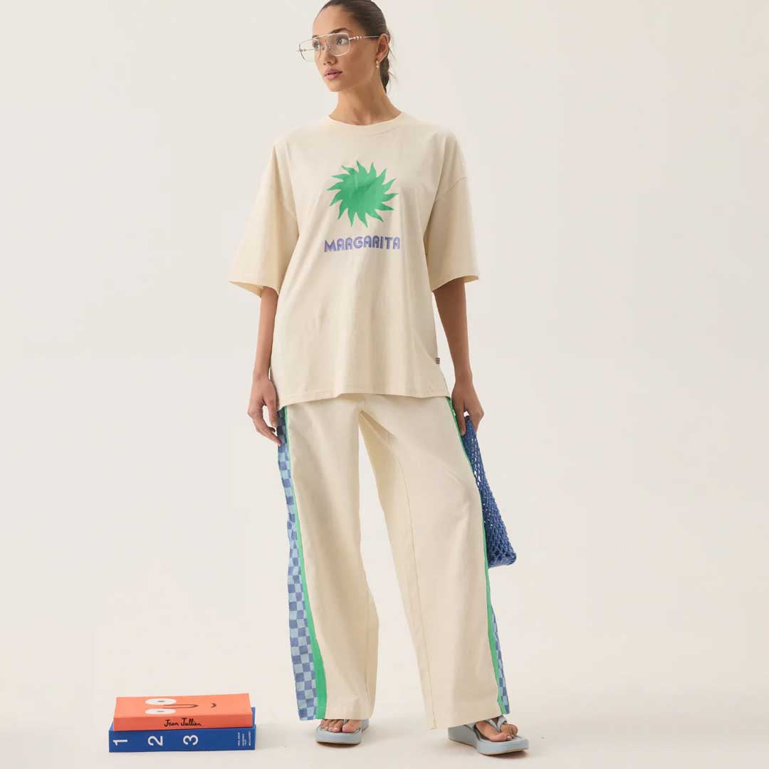 Margarita Oversized Tee | Natural