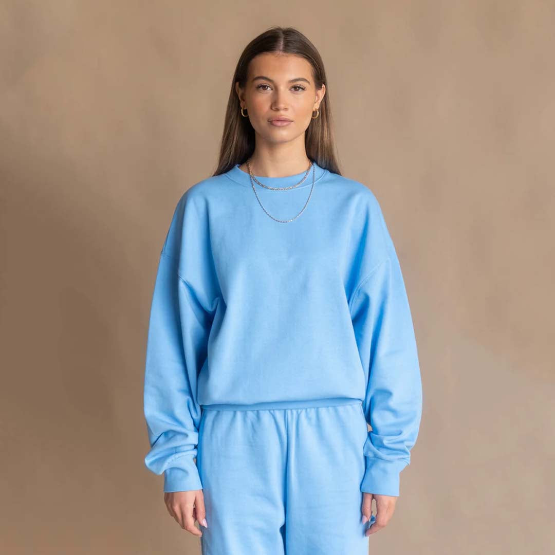 SAINT TROPEZ SWEATSHIRT | PERIWINKLE