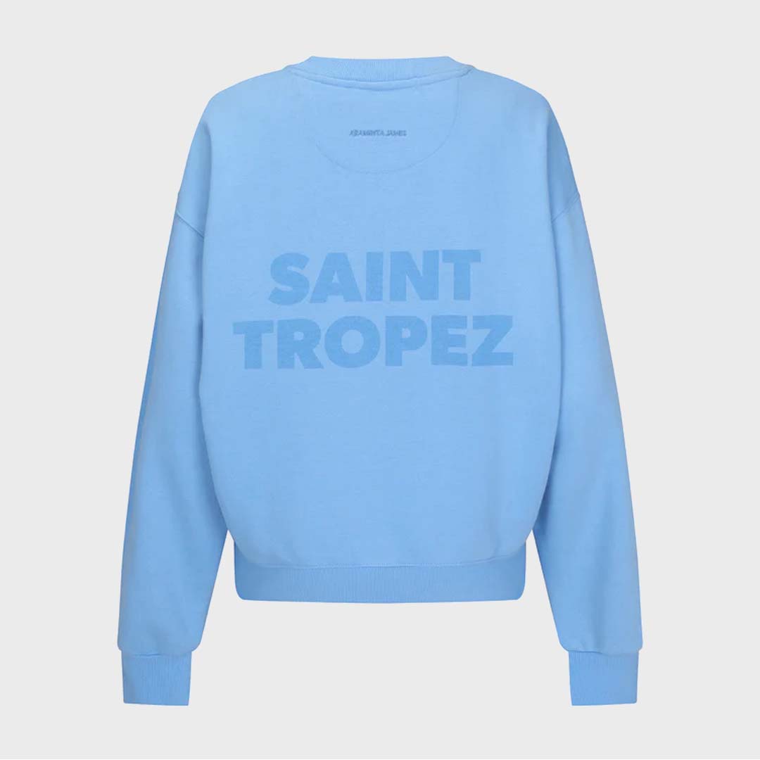SAINT TROPEZ SWEATSHIRT | PERIWINKLE