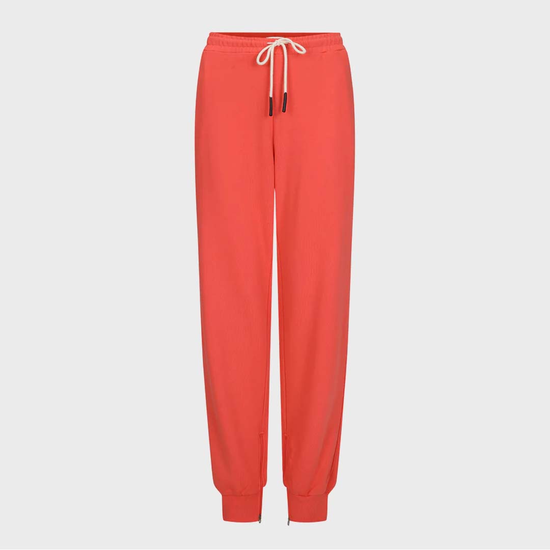 ZIP HEM TRACKPANT | CORAL