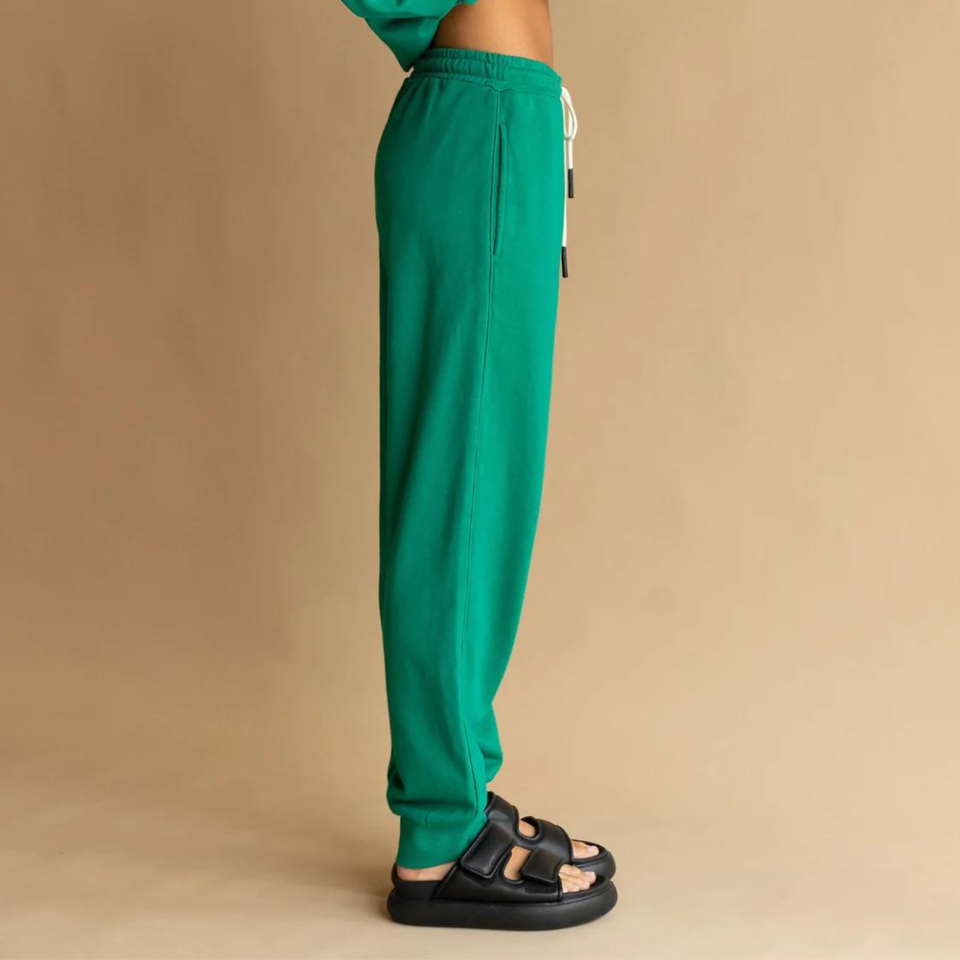 ZIP HEM TRACKPANT | WASHED IVY