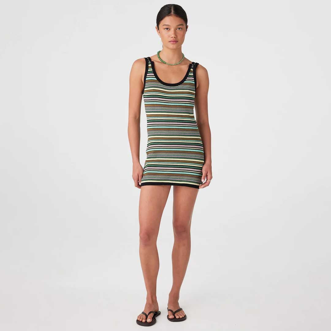 Aimee Dress | Breeze Stripe