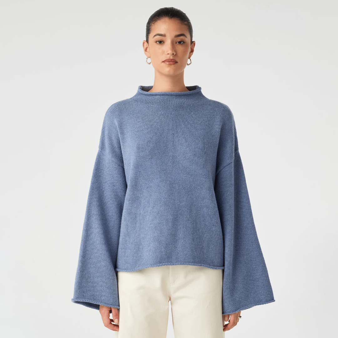 Maeve Sweater | Denim Blue