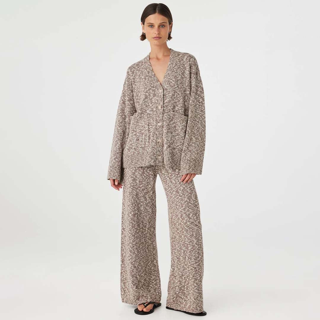 Emmet Cardigan | Chocolate & Cream