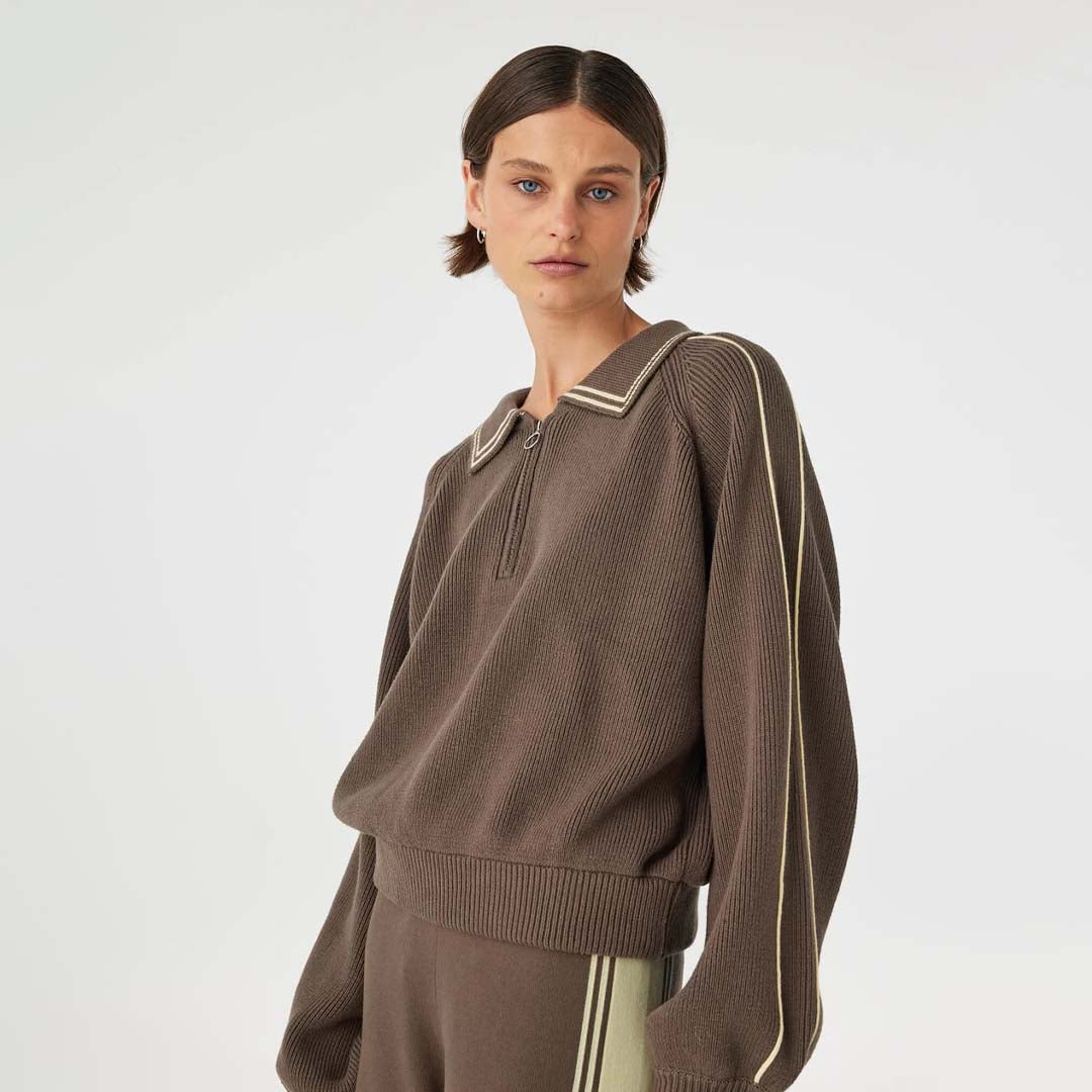 Nella Zip Sweater | Pavement & Butter