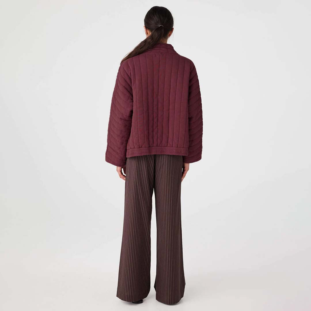 Tessa Jacket | Merlot