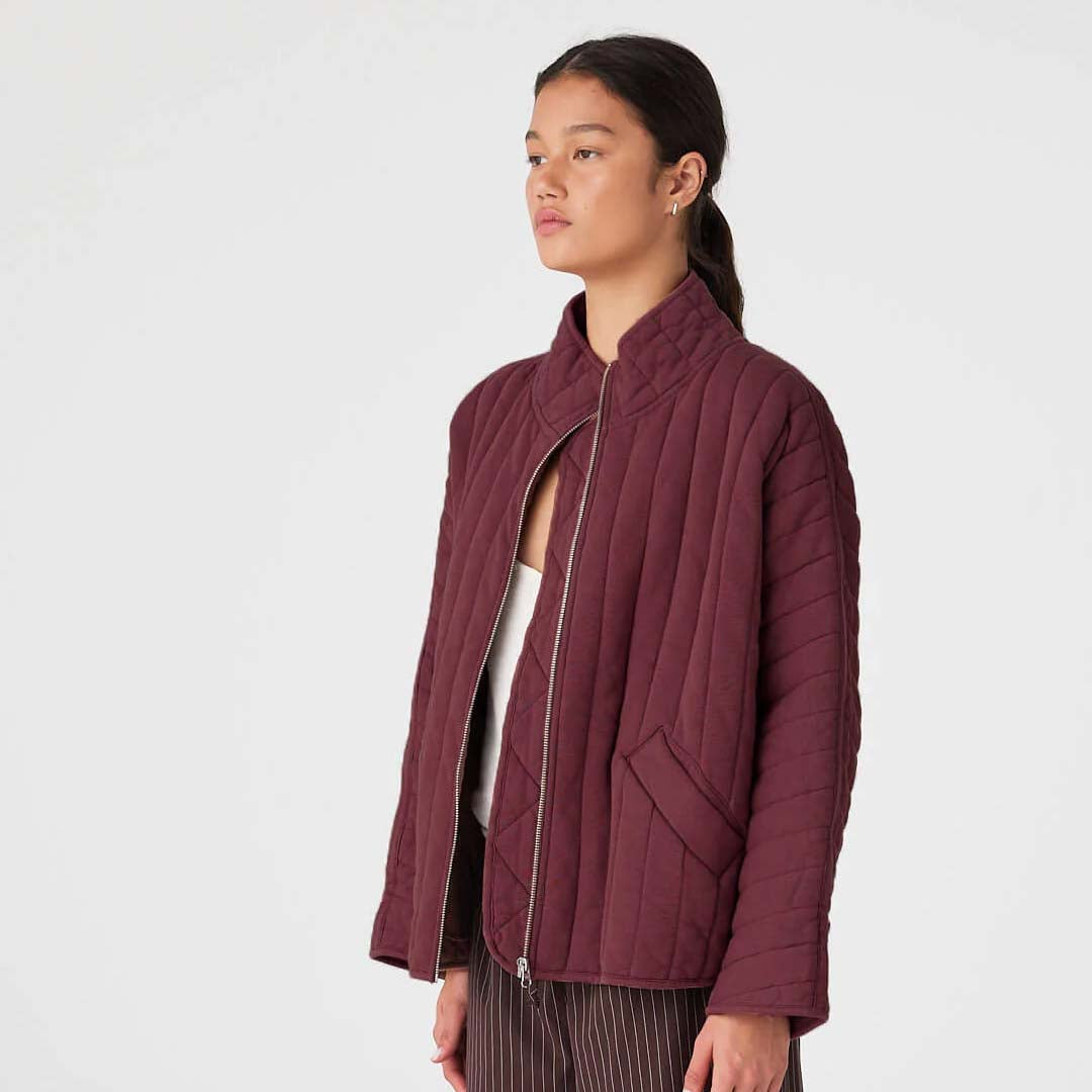Tessa Jacket | Merlot